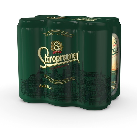Pivo Staropramen, 5,0 % alkohola, 6 x 0,5 l