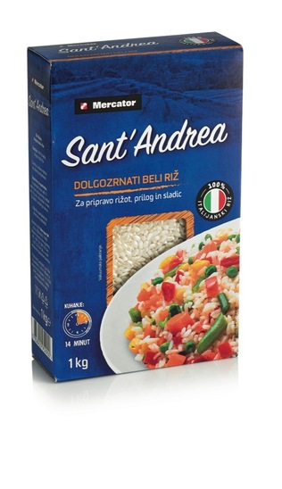 Riž Sant Andrea, Mercator, 1 kg