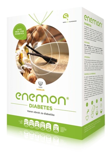 Dietna hrana za diabetike z okusom vanilije, Enemon, 300 g