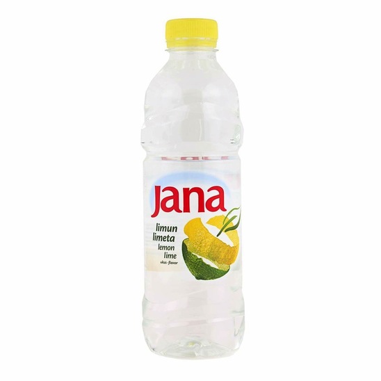 Negazirana voda, limona in limeta, Jana, 0,5 l