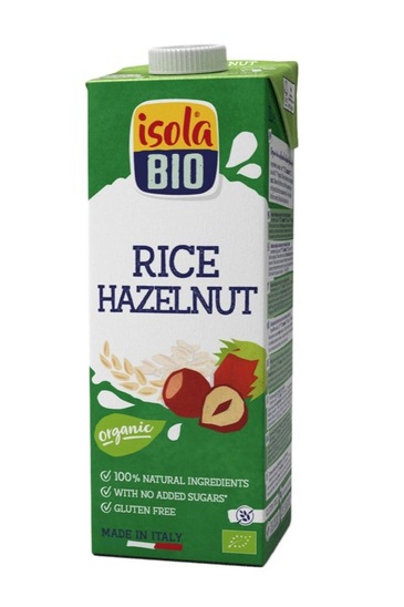 Bio rižev napitek z lešniki, Isola Bio, 1 l