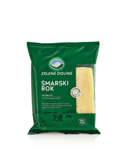 Poltrdi sir Šmarski rok, brez laktoze, Zelene Doline, pakirano, 300 g
