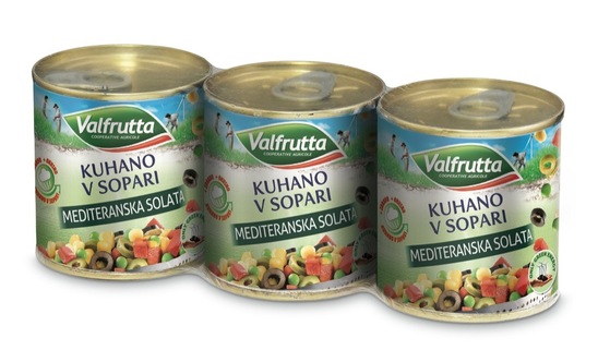 Mešana zelenjava kuhana v sopari, Valfrutta, 3 x 150 g