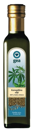 Konopljino olje, Gea, 250 ml