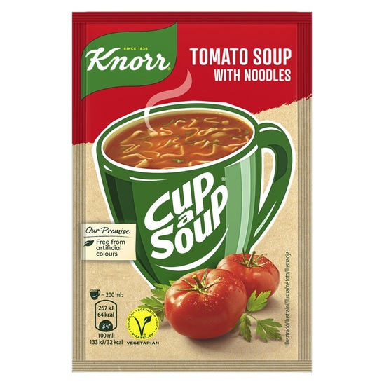 Paradižnikova juha z rezanci, Cup a Soup, Knorr, 19 g