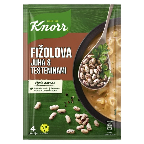 Fižolova juha s testeninami, Knorr, 101 g