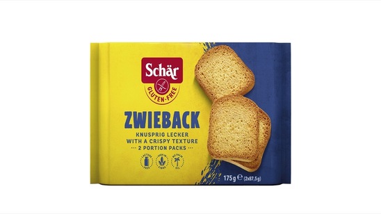 Prepečenec, brez glutena, Schar, 175 g