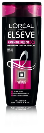 Šampon za lase Elseve Argenine Resist za šibke in izpadajoče lase, Loreal, 250 ml