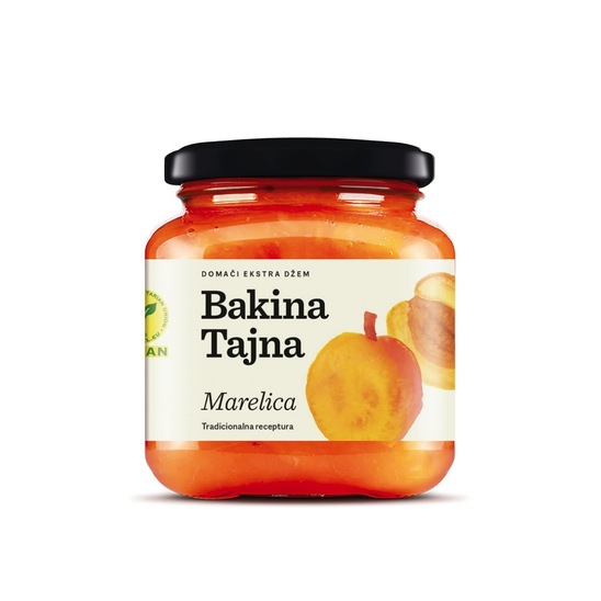 Extra marelični džem, Bakina Tajna, 375 g