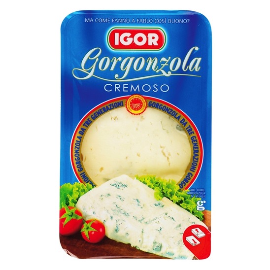 Sir Gorgonzola z modro plesnijo, Igor, ZOP, 200 g, pakirano