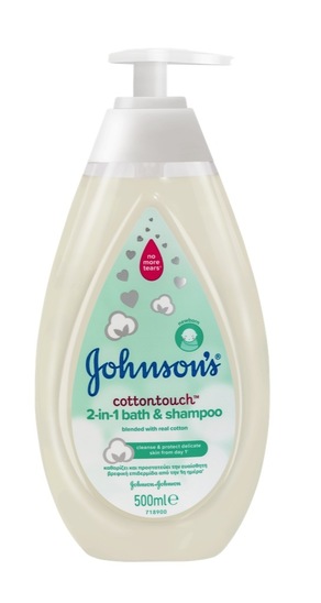 Gel za prhanje 2 v 1 Cottontouch, Johnson's Baby, 500 ml