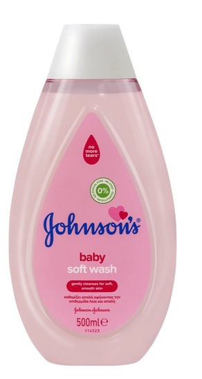 Gel za prhanje Soft, Johnson's Baby, 500 ml