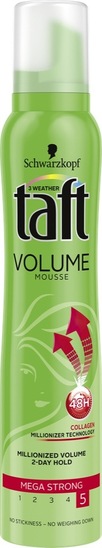 Pena za lase, Volume Mega Strong, Taft, 200 ml