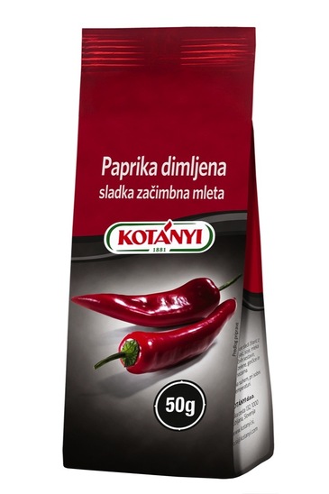 Dimljena sladka mleta paprika, Kotanyi, 50 g