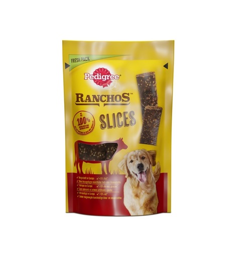 Hrana za pse Ranchos rezine, govedina, Pedigree, 8 x 60 g