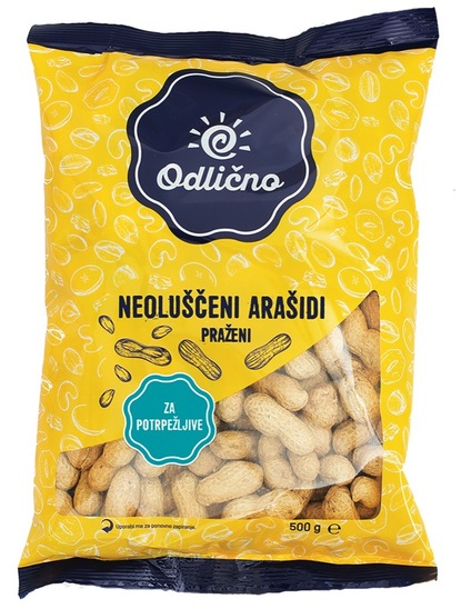 Praženi arašidi, Odlično, 500 g