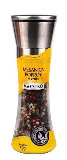 Mešanica poprov, mlinček, Maestro, 80 g