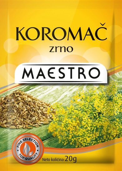 Zrno koromač v vrečki, Maestro, 20 g