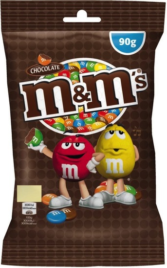 Čokoladni bonboni, M&M's, 90 g