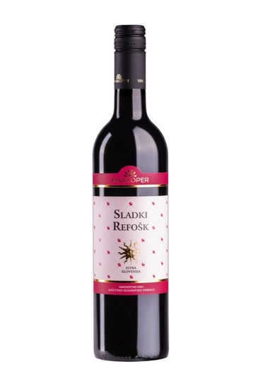 Sladki refošk, kakovostno suho rdeče vino, Vinakoper, 0,75 l