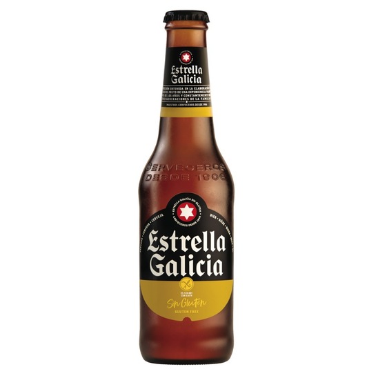 Pivo brez glutena, Estrella Galicia, 5,5 % alkohola, 0,33 l