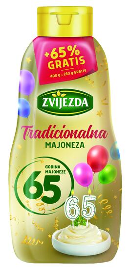 Tradicionalna majoneza, Zvijezda, 400 g + 65 % gratis