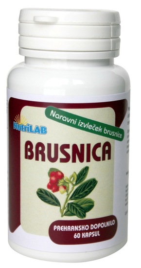 Kapsule brusnica, Nutrilab, 60/1