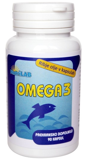 Kapsule Omega 3, Nutrilab, 90/1