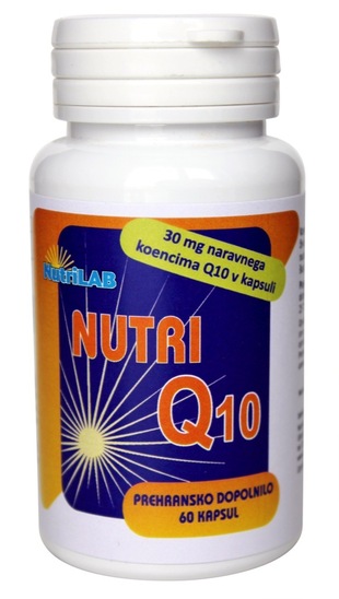 Prehransko dopolnilo Nutri Q10, Nutrilab, 60/1