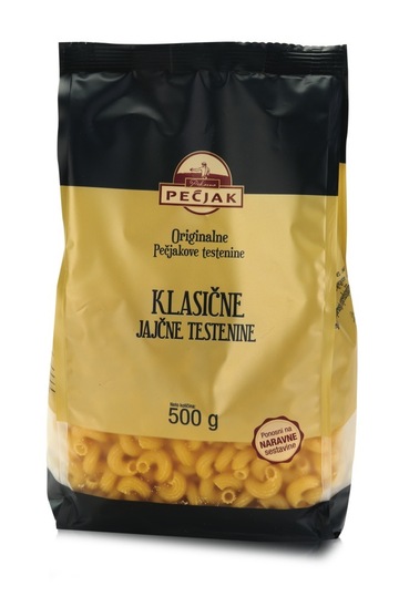 Jajčne testenine, Večji polži, Pečjak, 500 g