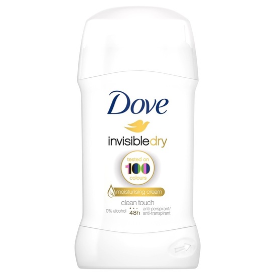 Deodorant Invisible Dry stick, Dove, 40 ml