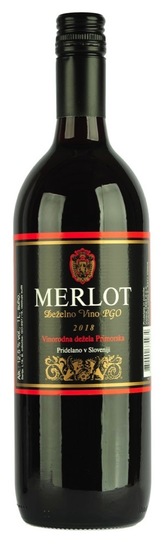 Merlot, rdeče vino, Vipava 1894, 1 l