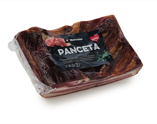 Panceta v kosu, Mercator, pakirano, cena za kg