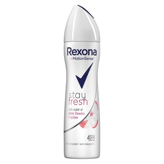 Deodorant Fresh Roža in Liči Sprej, Rexona, 150 ml