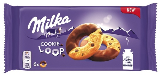 Piškoti obročki, Milka, 132 g