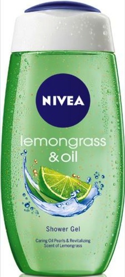 Gel za prhanje Lemongrass & Oil, Nivea, 250 ml