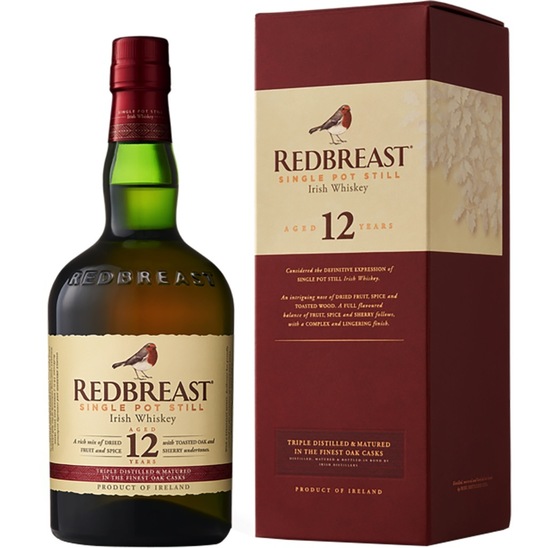 Whiskey, Redbreast 12 let, 40 % alkohola, 0,7 l