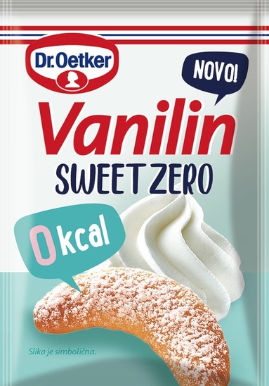 Vanilin sladkor, Sweet Zero, Dr. Oetker, 8 g