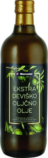 Ekstra deviško oljčno olje, Mercator, 1l