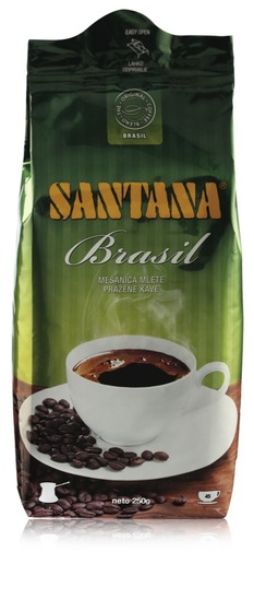 Mleta kava Brasil, Santana, 250 g