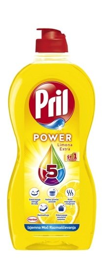 Detergent za ročno pomivanje posode Lemon, Pril, 450 ml