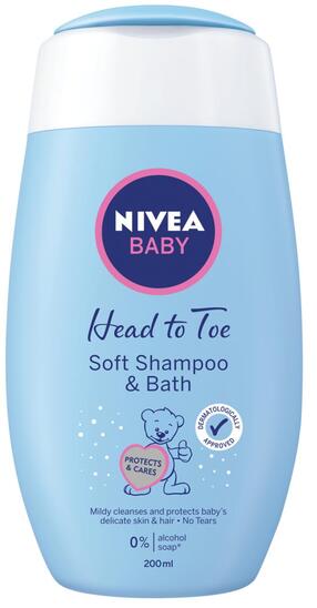 Šampon, Head To Toe, Nivea Baby, 200 ml