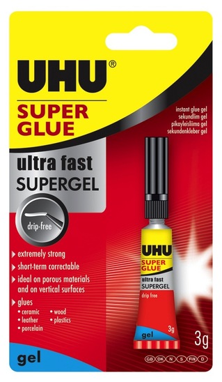 Lepilo, Super Power Gel, Uhu, 3 g