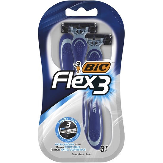 Ročni brivnik Flex Comfort, Bic, 3 kosi