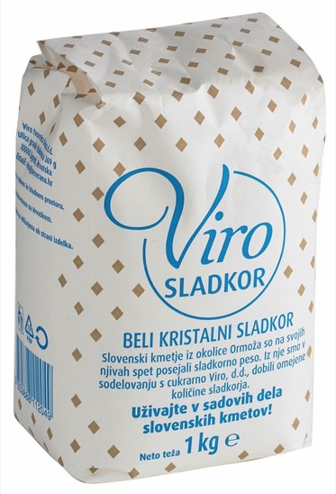 Beli kristalni sladkor, Viro, 1 kg