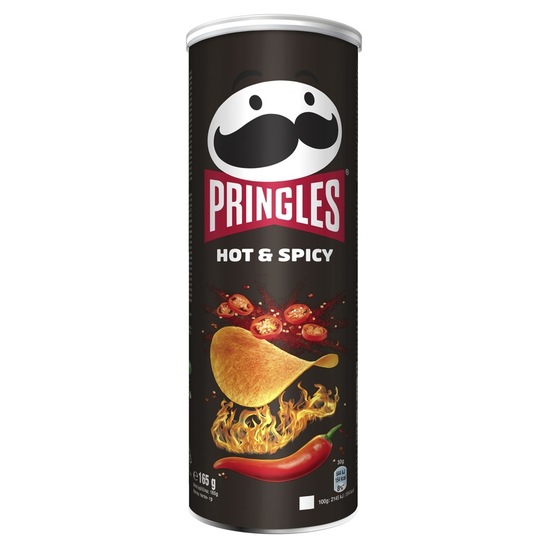 Čips Hot&Spicy, Pringles, 165 g