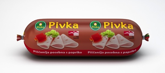 Posebna salama s papriko, Pivka, pakirano, 400 g