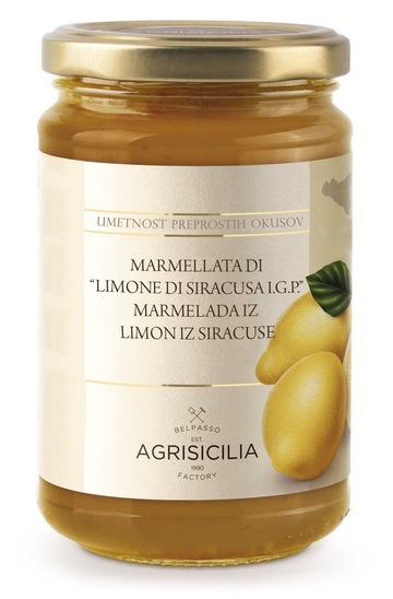 Marmelada Agrisicilia, limona, Sicilija, 240 g