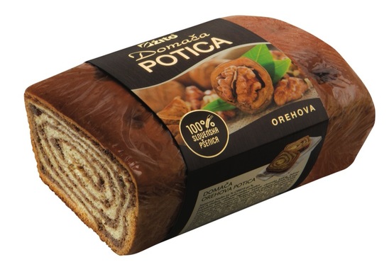 Domača orehova potica, Žito, pakirano, 500 g