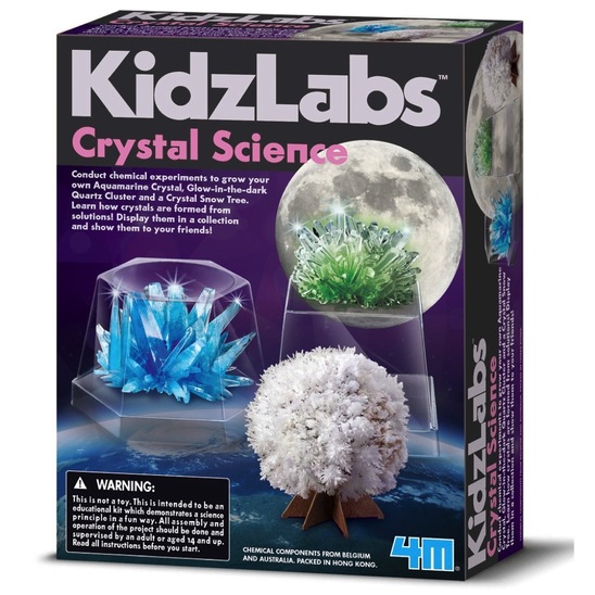 Igralni set Otroški laboratorij, Znanost s kristali, 4M
